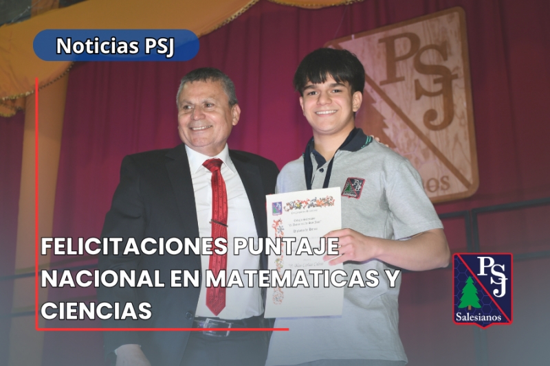 Puntaje Nacional en Matemáticas y Ciencias en PAES de Admisión Universitaria 2026